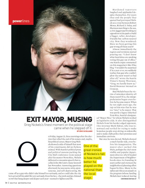 Greg Nickels tearsheet