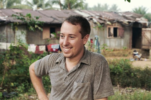 Portrait of photographer John Keatley in Liberia.