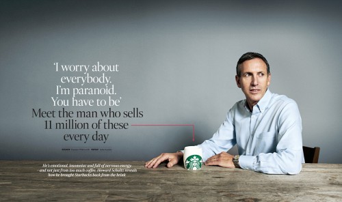 Howard Schultz by John Keatley Howard Schultz photograph by John Keatley