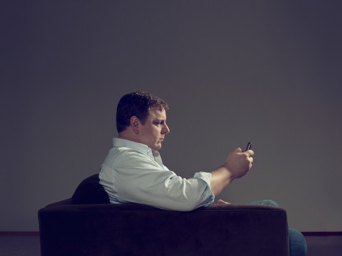 Michael Arrington photographed in his home by John Keatley.