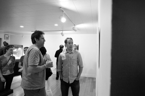 John Keatley talking about his Liberia iamges.