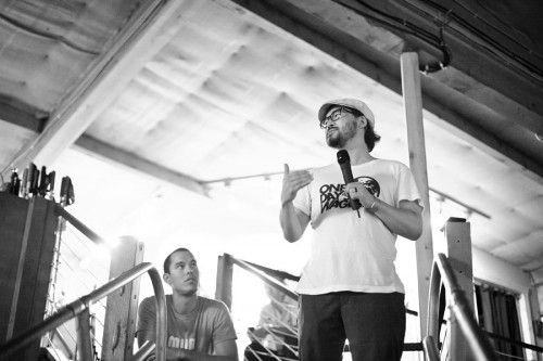 Eugene Cho speaking about global poverty.