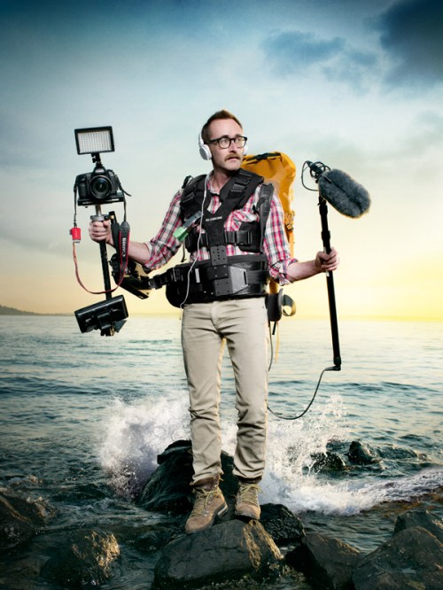 Portrait of filmmaker Eric Becker by photographer John Keatley.