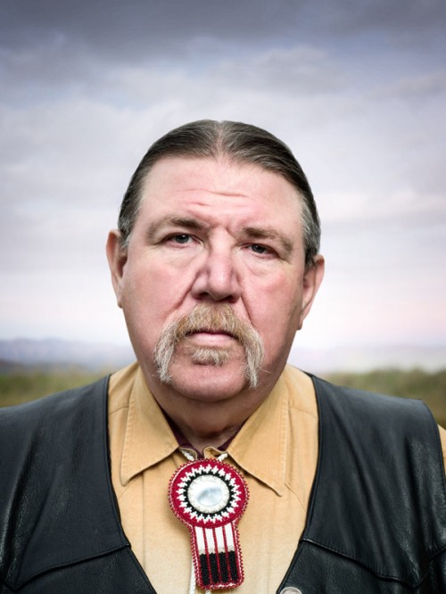 American Indian portrait by photographer John Keatley.
