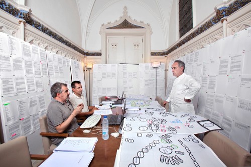 Ferran Adria at El Bulli Workshop.  Photo by John Keatley.