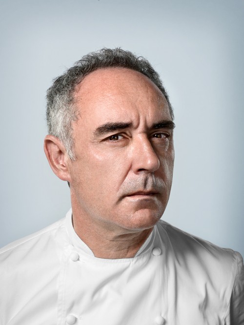Portrait of Ferran Adria by John Keatley.