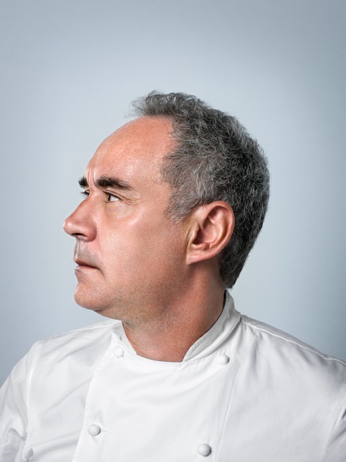 Portrait of Ferran Adria by John Keatley.
