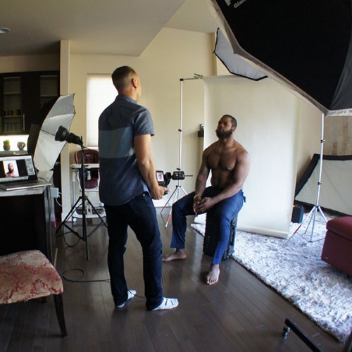 Keatley and Michael Bennett talking