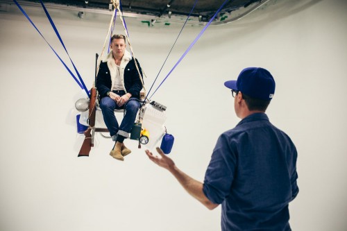 20150928_John_Keatley-Macklemore_and_Ryan_Lewis_3798 Keatley talking with Macklemore.