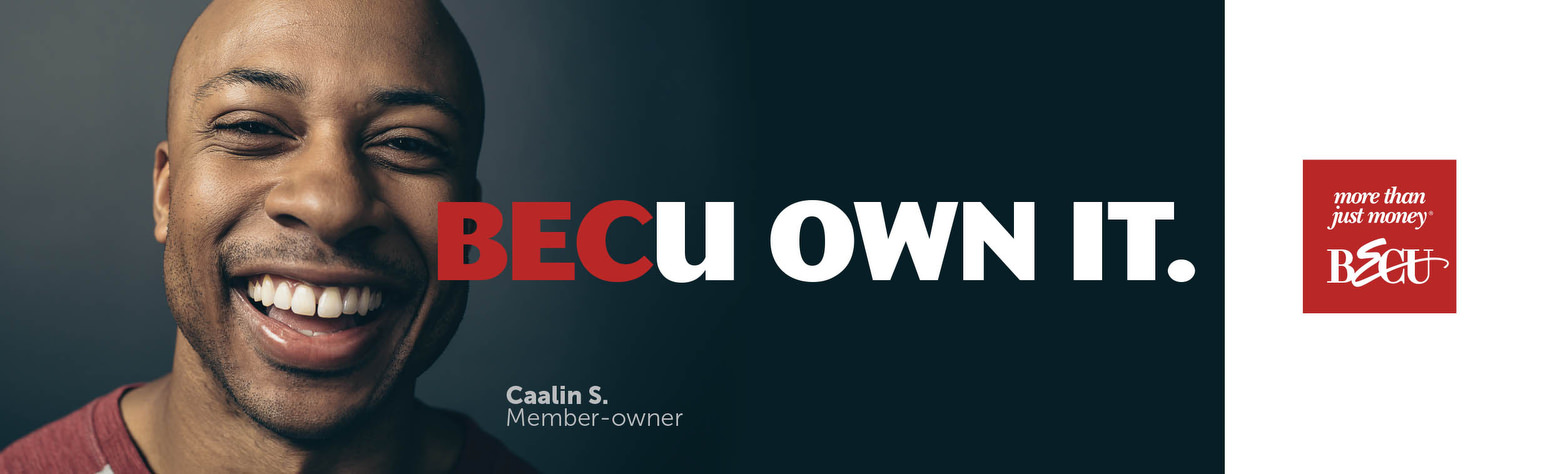 BECU Own It credit union ad campaign. Portraits of members by photographer John Keatley.