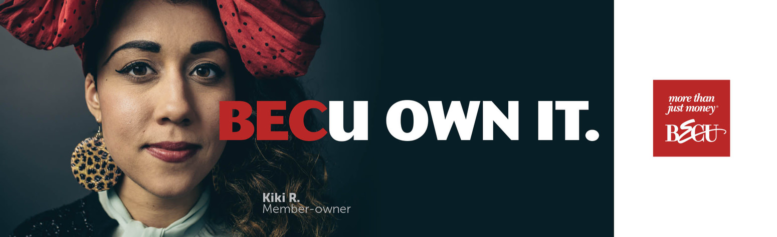 BECU Own It credit union ad campaign. Portraits of members by photographer John Keatley.
